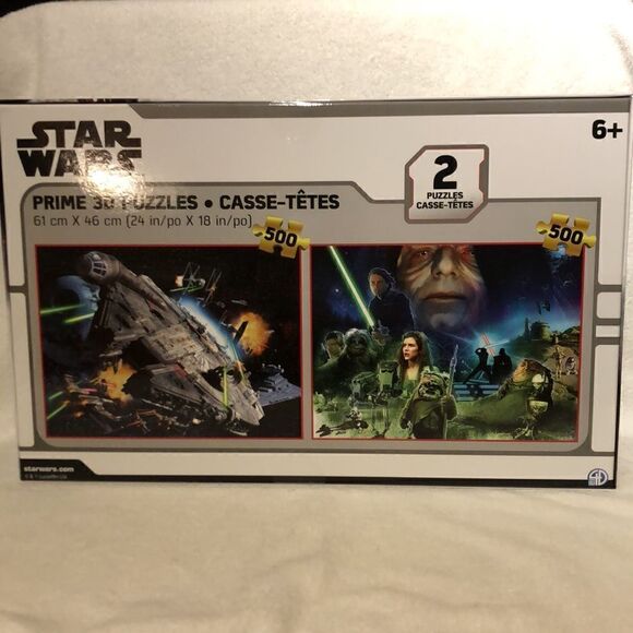 New Star Wars puzzles 500pc each. Prime lenticular puzzle - Picture 6 of 8